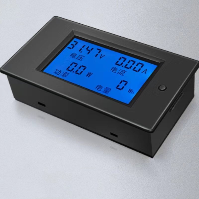 Solar Battery Charging Coulometer Voltage Ampere Meter Digital Voltmeter Power Detector Tester Monitor Battery Capacity