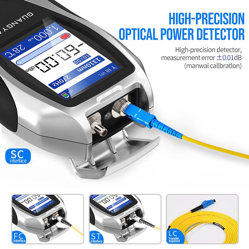 2024 New FTTH Fiber Optic Equipment Optical Test Tool OPM with VFL 4G Telephone Remote RJ45 Test Module Fiber Tester