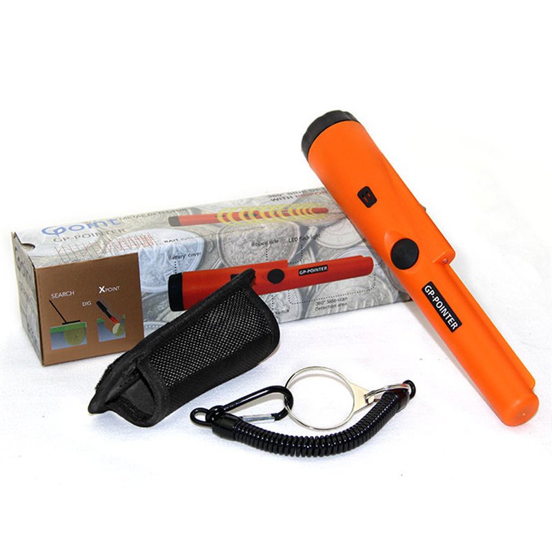 Handheld 360°Scanning Locating Gold Metal Detector for gold hunting Positioning Pin Pointer GP-Pointer Gold and silver coins
