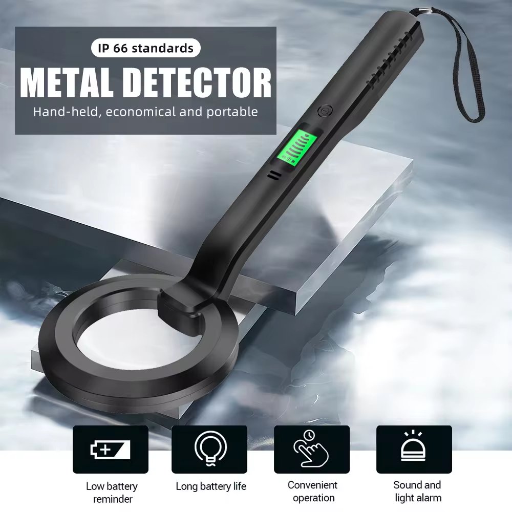 Security Checker 360 Scanning Handheld HLW- Metal Detector Buzzer Alarm/Vibration Metal Detector With Three Models
