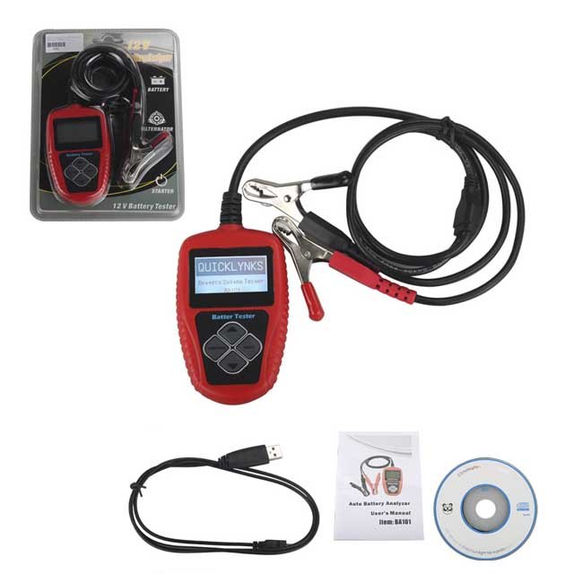 BA101 Digital Battery Tester Battery Tester 12V Battery Checker