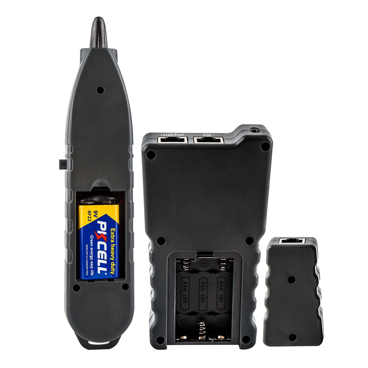 NOYAFA NF-8209 Digital signal LCD Network Tester Ethernet LAN Cable RJ45 NCV Continuity Length Scanning POE Port Flash
