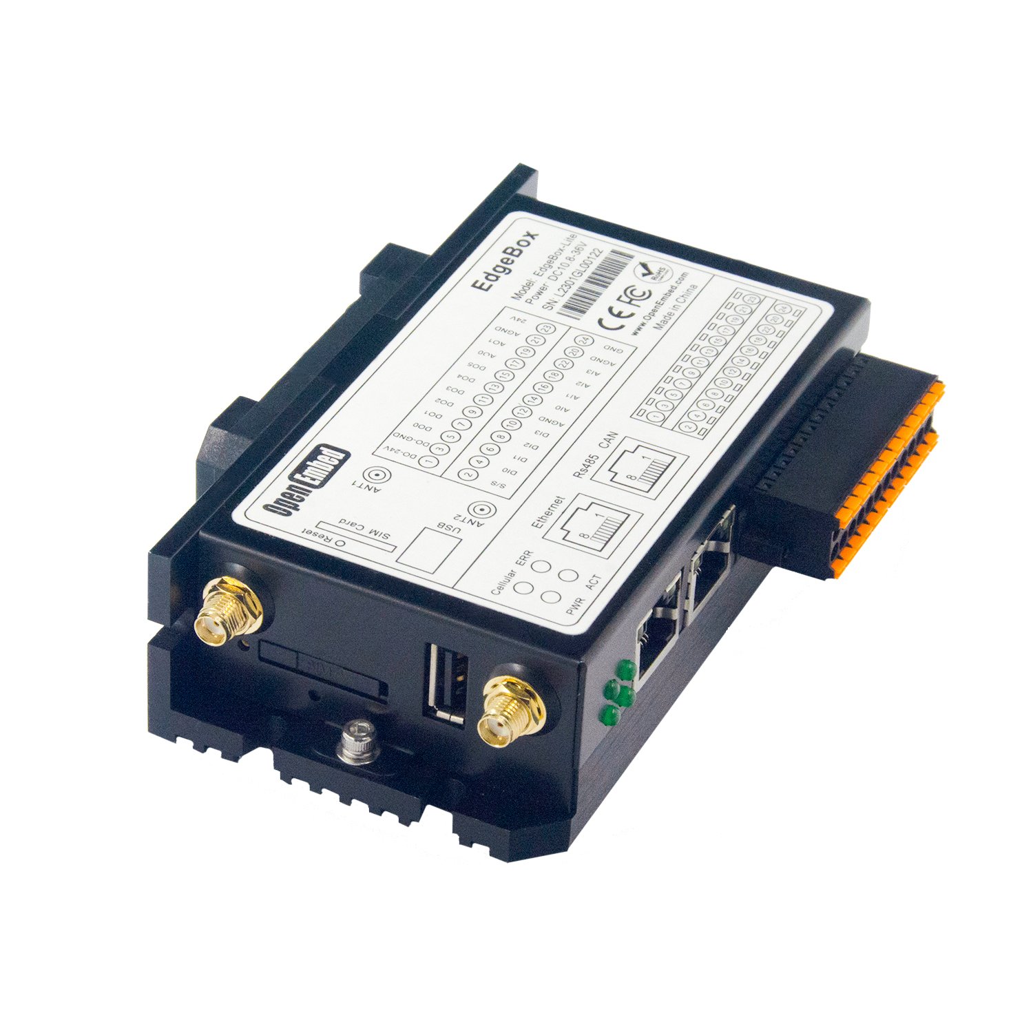 ESP32-based Industrial-grade Control Host PLC Integrated programmable controller Linux 4G LTE WIFI LORA Edge Calculation