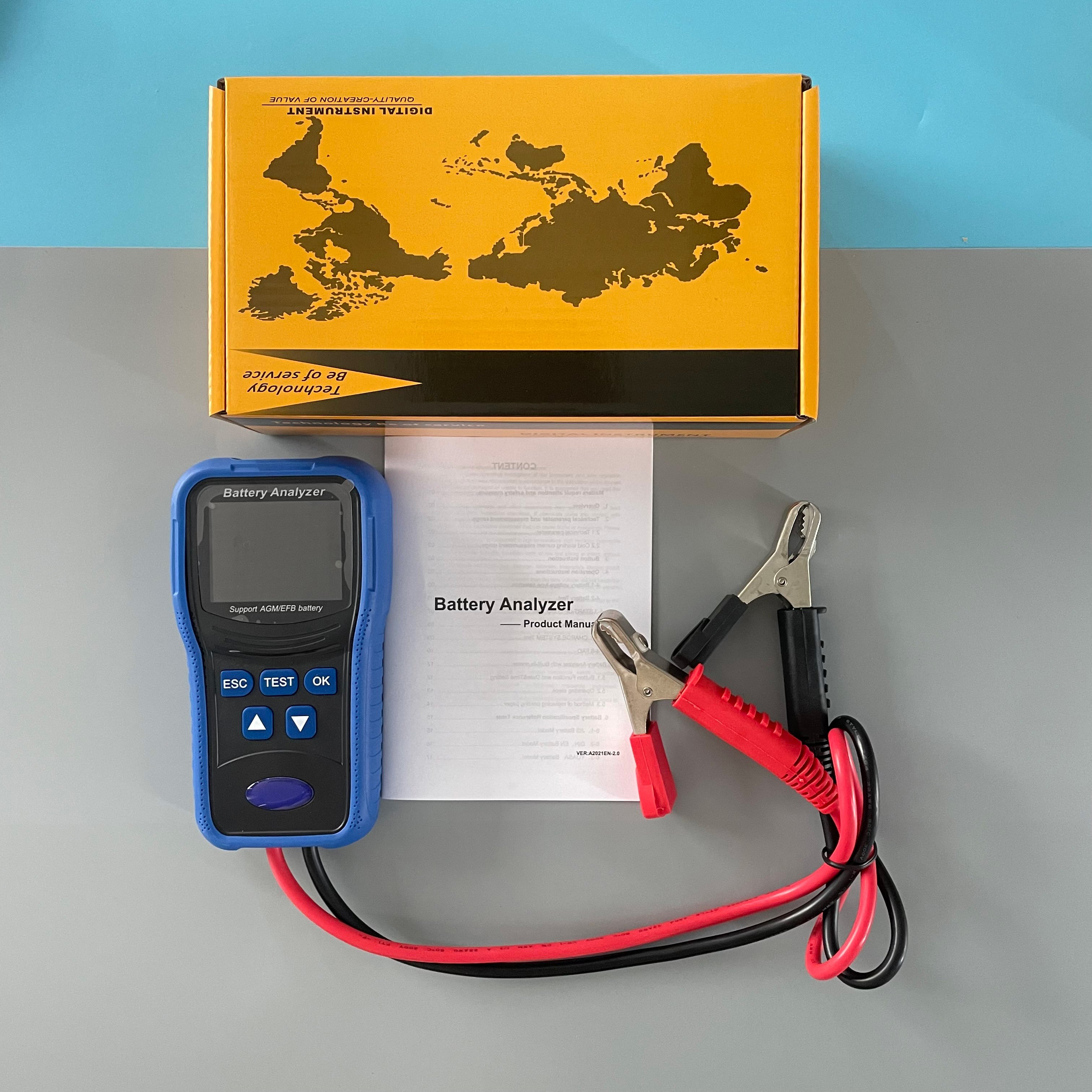 TM300 Digital HD Colorful Screen Battery Tester Smart Discharge Tester Battery for Launch Waveform Analysis