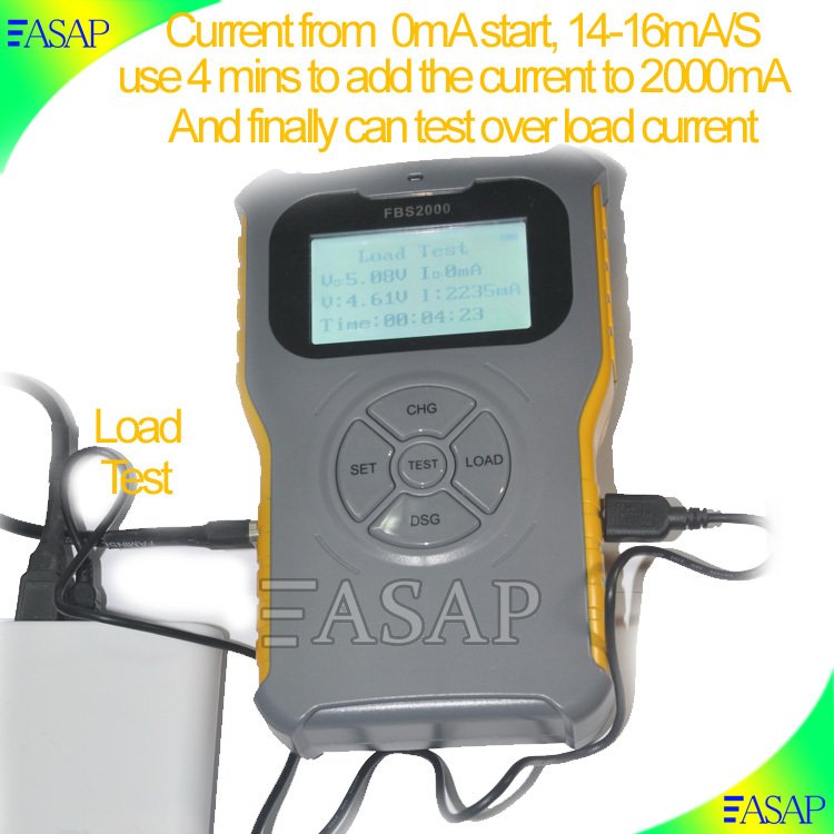 powerbank tester test real capacity, powerbank battery tester, FBS2000