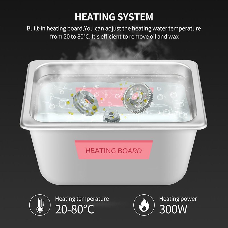 FD-070S Ultrasonic cleaning equipment FD-070S 20L 200W Denture Ultrasonic Lens Cleaner Household Ultrasonic Cleaners