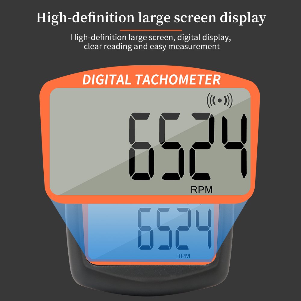 DT-2234C+ LCD Speedometer Digital Tachometer Speed Meter Tester Laser Tachometer Gauge