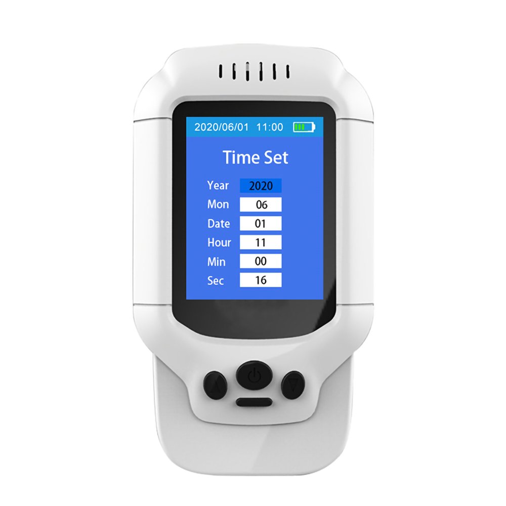 Portable O3 PM2.5/PM10 Gas Sensor Analyzer Detector Handheld Air Quality Monitor with Battery Power