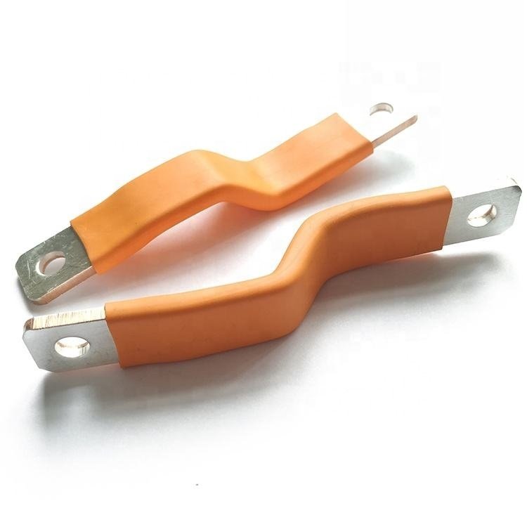 Factory custom new energy battery flat soft connection solid battery tinned copper busbar