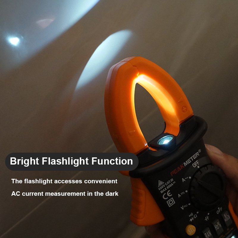 PM2108 600V AC/DC 600A AC/DC portable professional Clamp Meter measuring voltage and current for Solar Power System