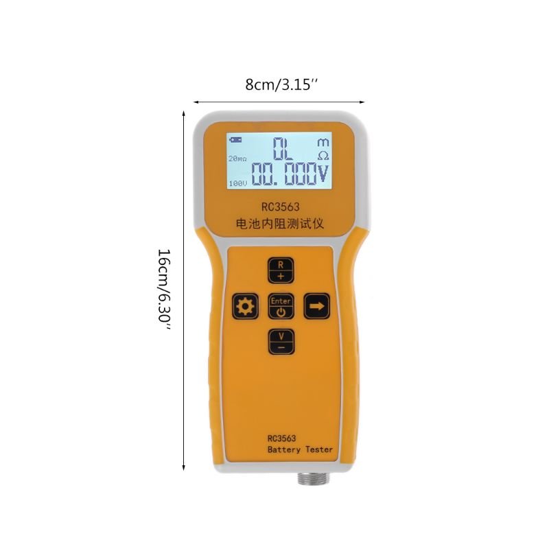 Accurate RC3563 lithium lifepo4 SLA AGM Battery Internal Resistance Tester car battery tester