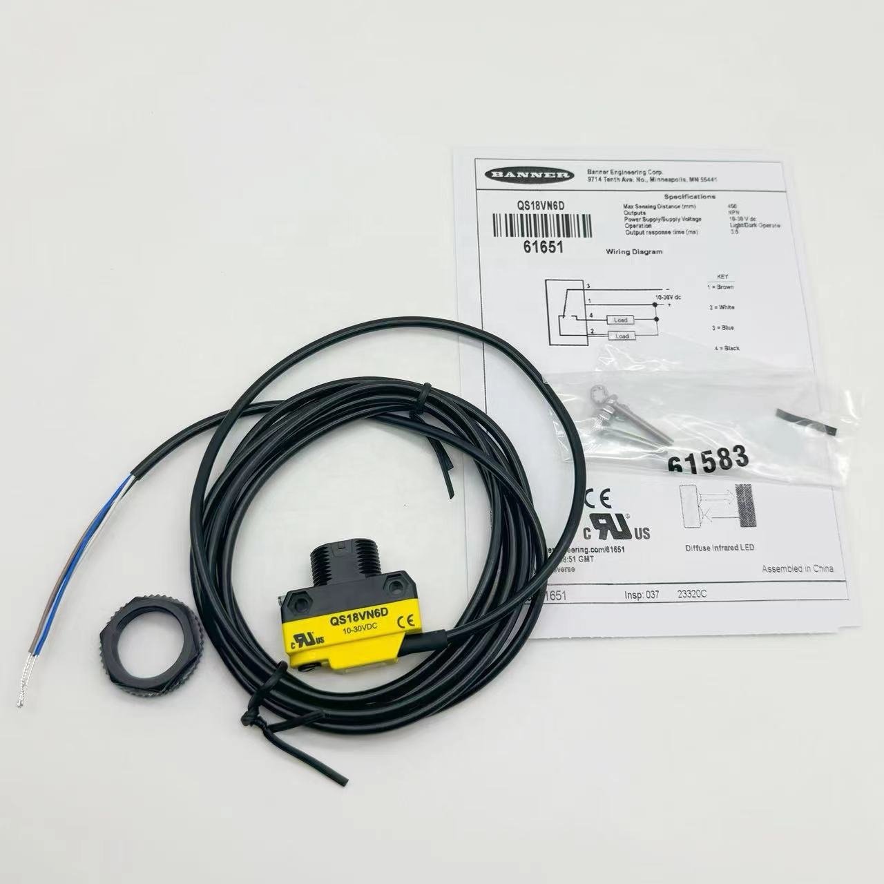 ALL PURPOSE QS18 Series Photoelectric Sensor for PLC PAC & Dedicated Controllers