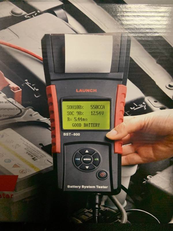 Original Launch Bst-800 Portable Automotive Load Testers Battery Tester With Printer