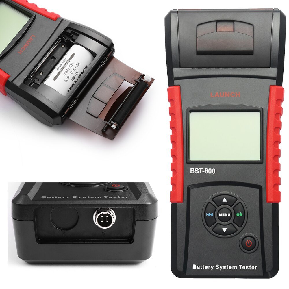 Original Launch Bst-800 Portable Automotive Load Testers Battery Tester With Printer