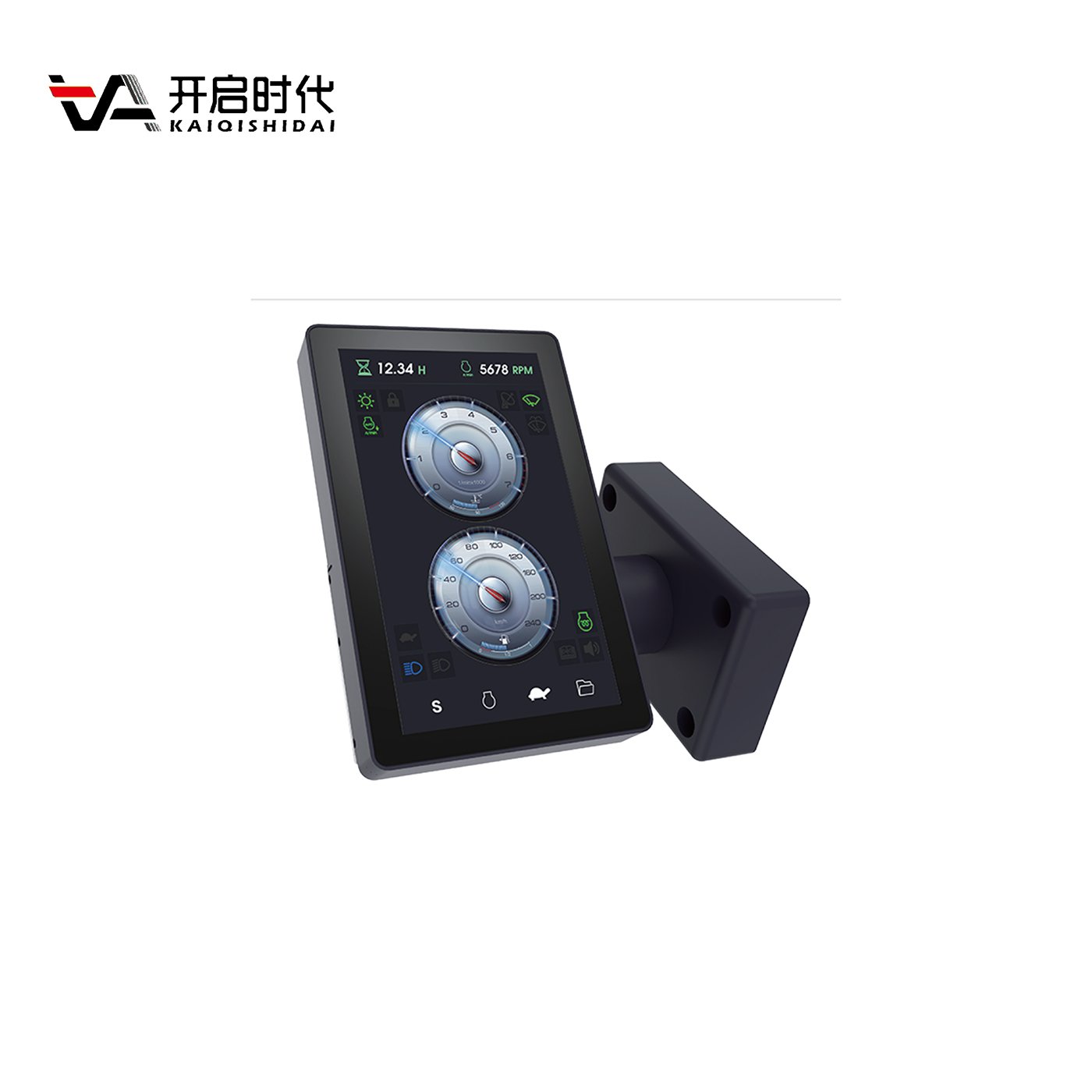 PLC Industrial Display Capacitive Touch Monitor 7 Inches Lcd Instrument Panel Excavator Digital Display