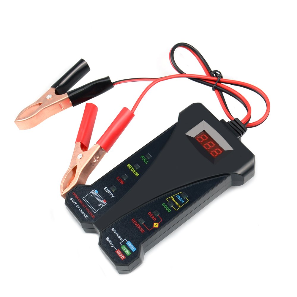 2020 Newest 12V LCD Display Digital Battery Tester Voltmeter And Charging System Analyzer