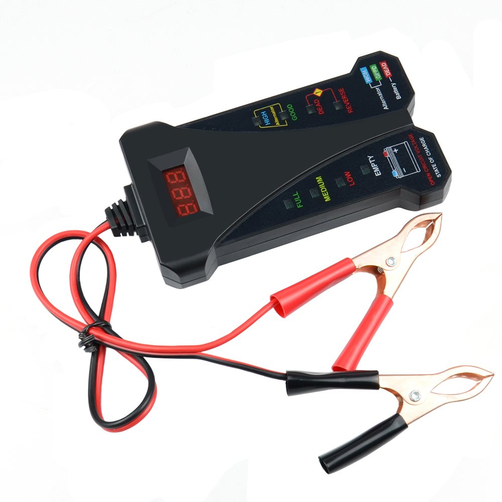 2020 Newest 12V LCD Display Digital Battery Tester Voltmeter And Charging System Analyzer