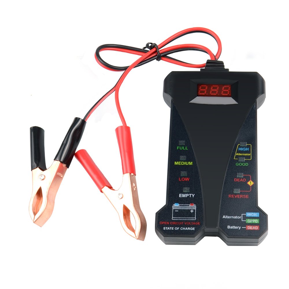 2020 Newest 12V LCD Display Digital Battery Tester Voltmeter And Charging System Analyzer