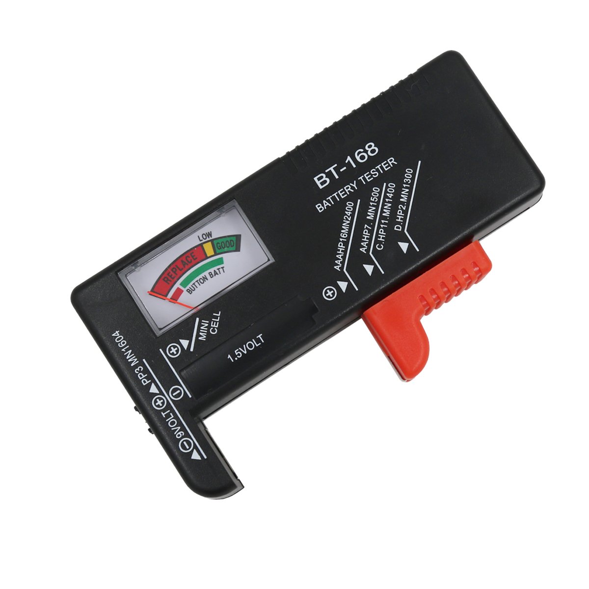 Electronic Battery Capacity Tester Indicate Volt Tester Checker Battery Tester AA BT168 for Batteries