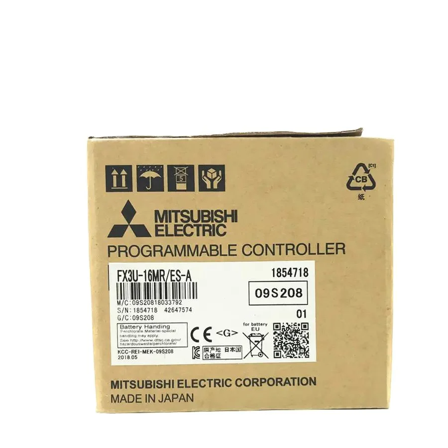 Original New Mitsubishi PLC controller FX3U PLC FX3U-16MR/ES-A PLC Board CNC Module