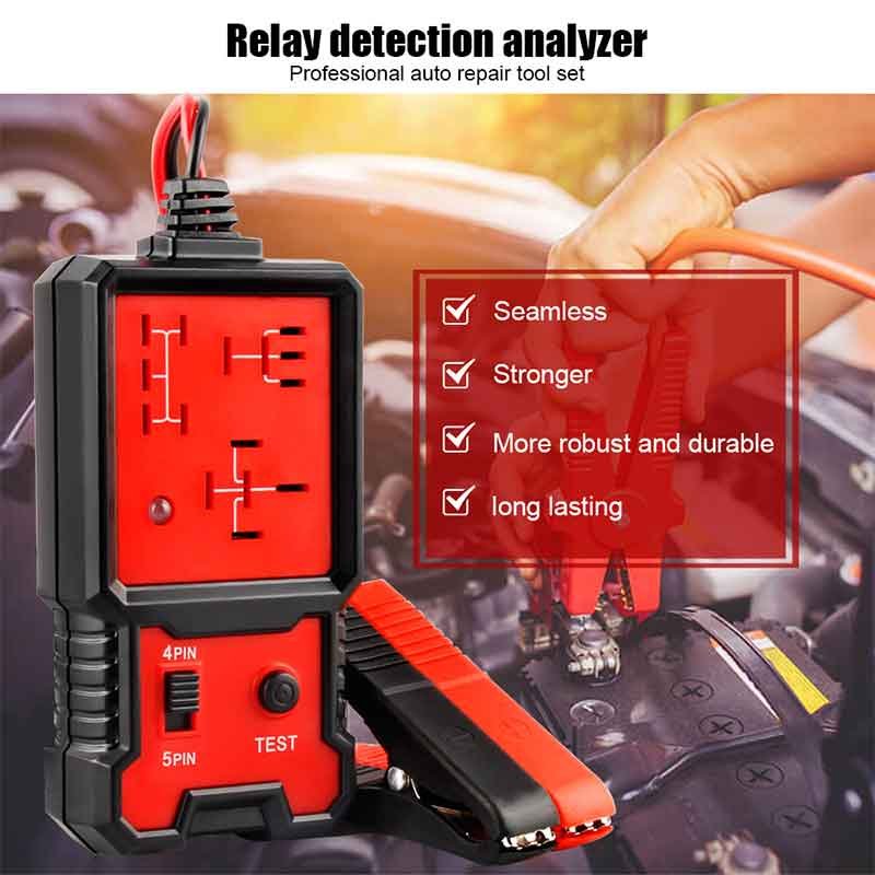 Car Relay Tester 12V Electronic Automotive Relay Tester Universal For Auto Battery Checker Alternator Analyzer Diagnostic Tool