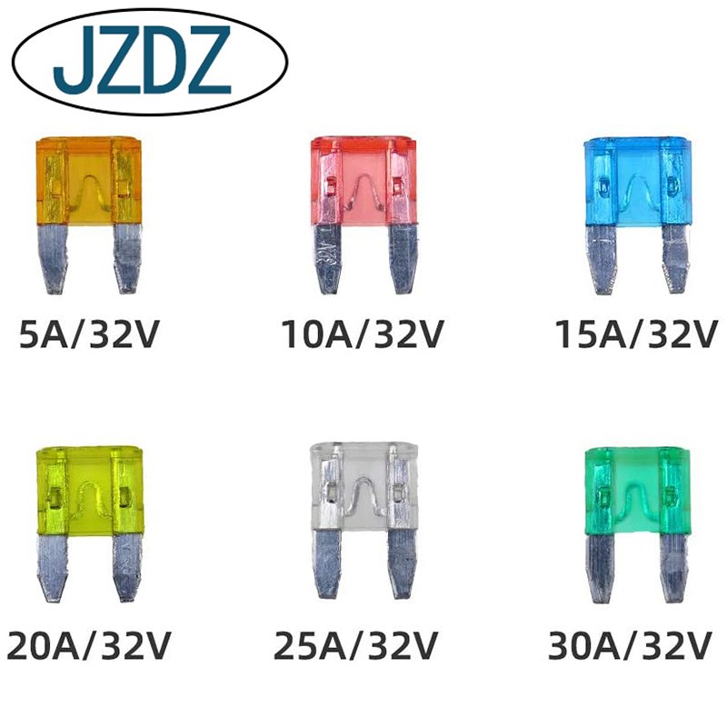 JZDZ J80003 Parasitic Drain Tester with Car Blade Fuses Assortment Kit 6 Colors for Automotive Battery Test