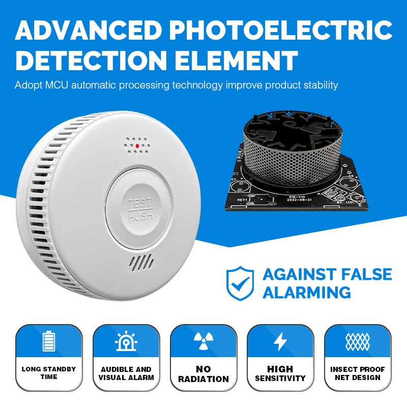 Standalone Cigarette Detector Testing Kit Photoelectric Fire Alarm Smoke Detector Tester