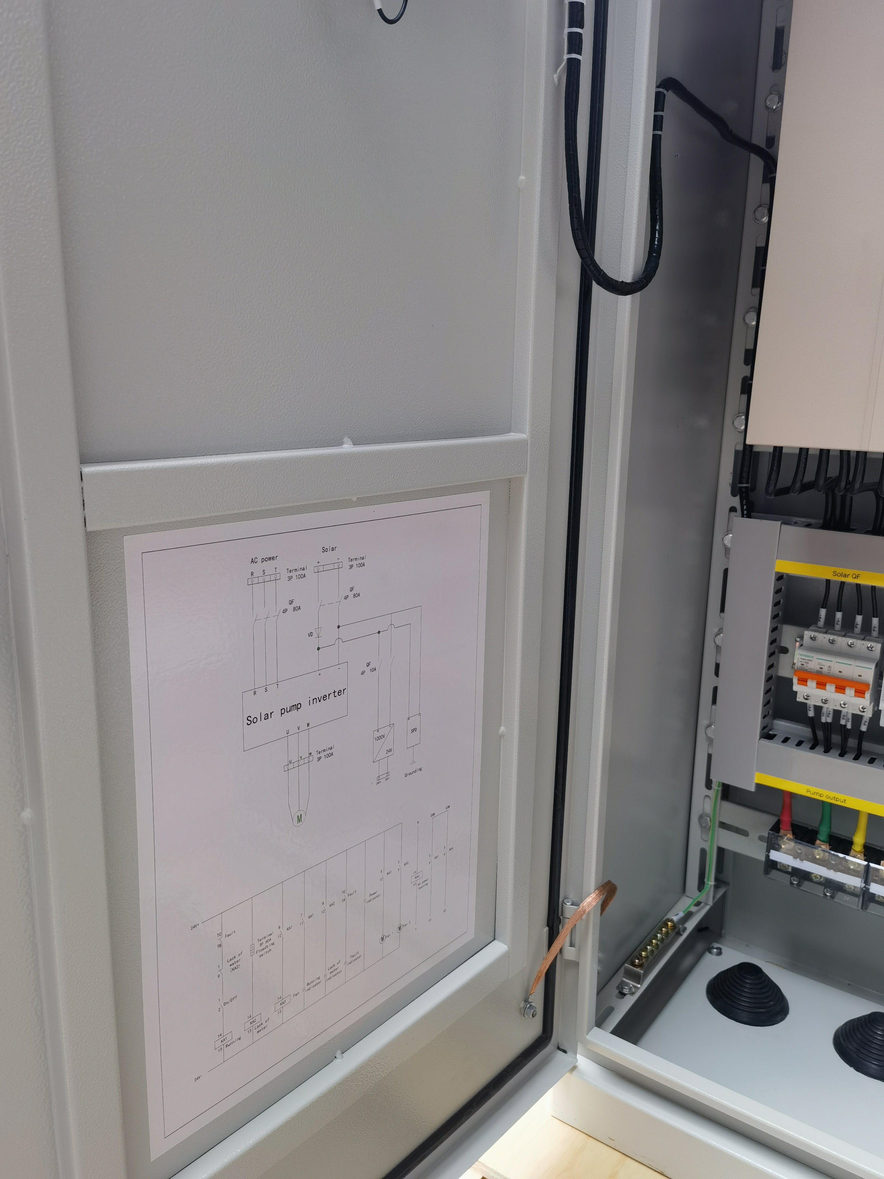 SUNFUTURE 15Kw Pump Control Pcb Automatic Solar Water Pump Controller With Vfd Drive For Motor 3 Phase