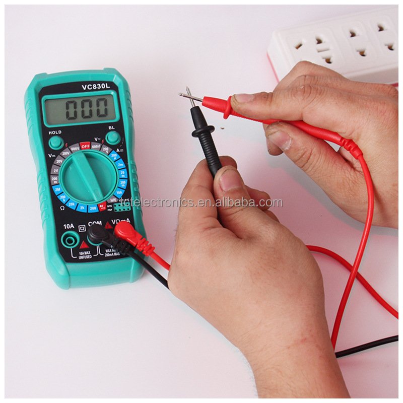 Cross border dedicated digital multimeter VC830L digital multifunctional multimeter AC/DC 10A pointer multimeter