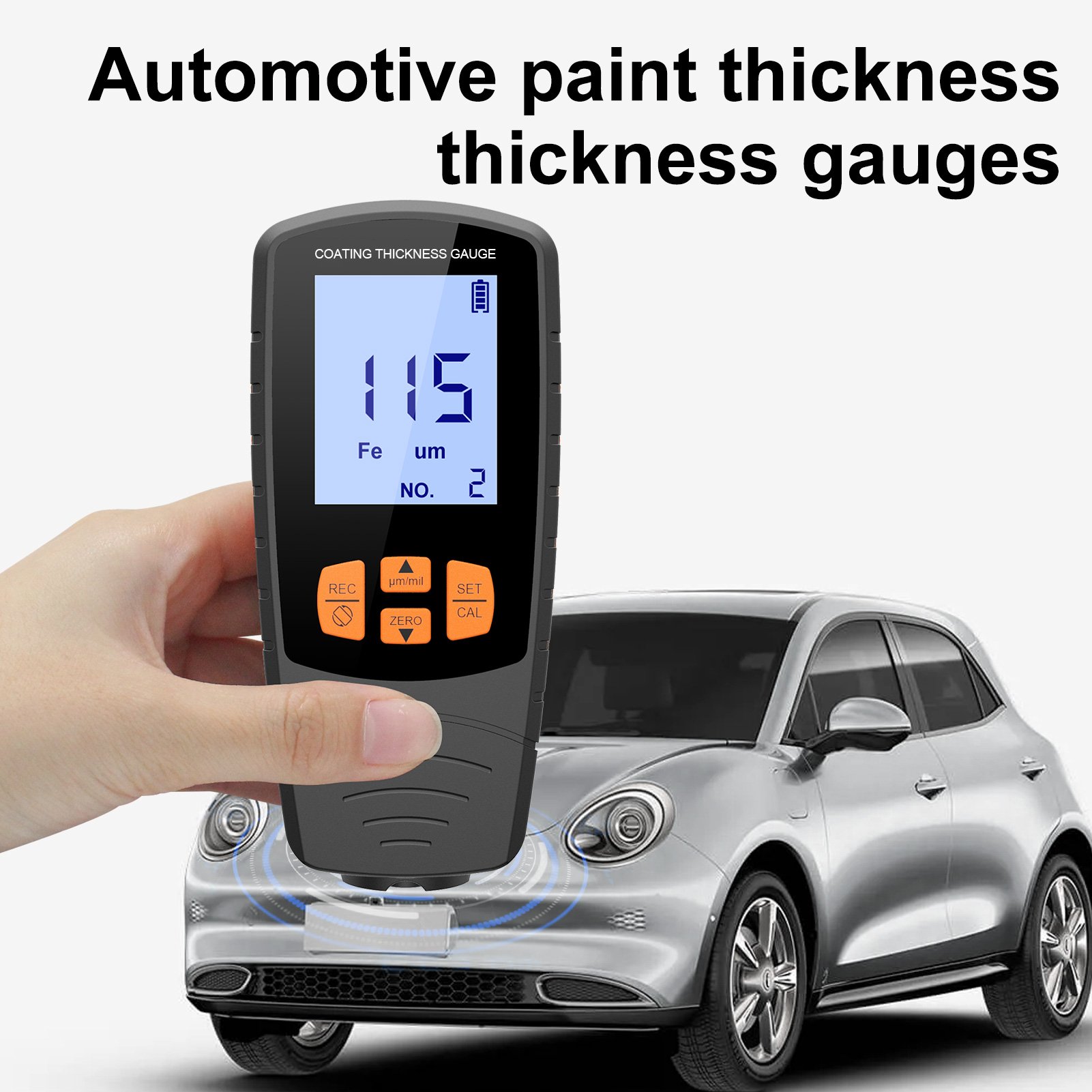 High Precision Car Paint Checker Detector Film Thickness Tester Car Paint Meter Coating Thickness Gauge