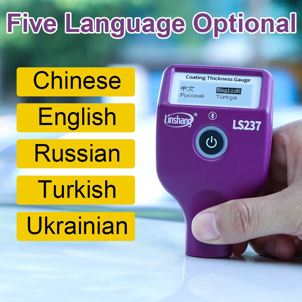 RTS LS237 Digital Car Paint Tester Automotive Coating Meter Vehicle Lacquer Detector Paint Thickness Gauge