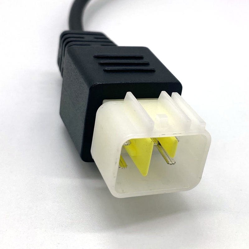 For Benelli Motorcycle OBD Cable 16pin To 6 Pin OBD 2 Connection Cable Replacement for Benelli Dayun Dayang OBDII Cable