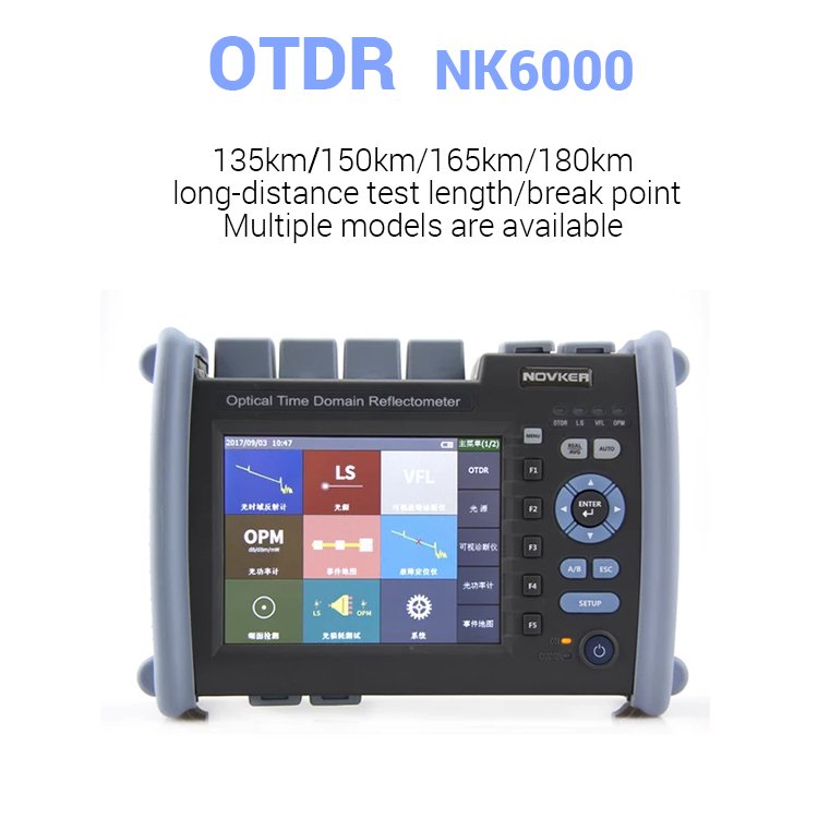 NK6000 sm1 otdr fiber optic cable tester otdr sm mm 850nm 1310nm1490nm 1550nm 1625nm mini otdr
