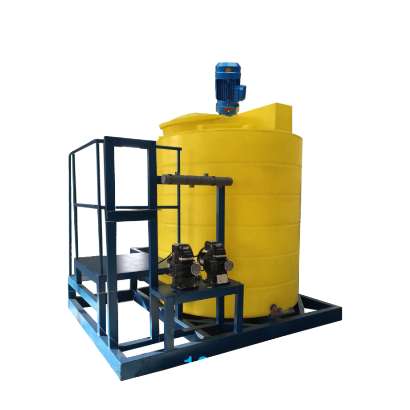 Wholesale Different Size Thick Wall Round Shape Plastic PE Dosing Tank 100L 200L for PAM PAC Sewage Wastewater Treatment System