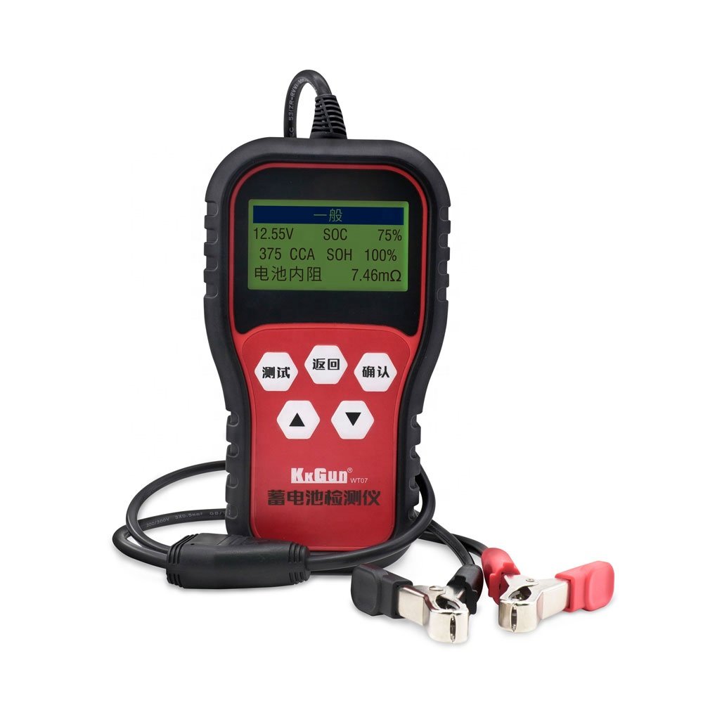 2024 12V/24V Automotive Battery Tester Alternator Tester Digital Analyzer for Cranking & Charging Systems Test Range 3Ah - 200Ah