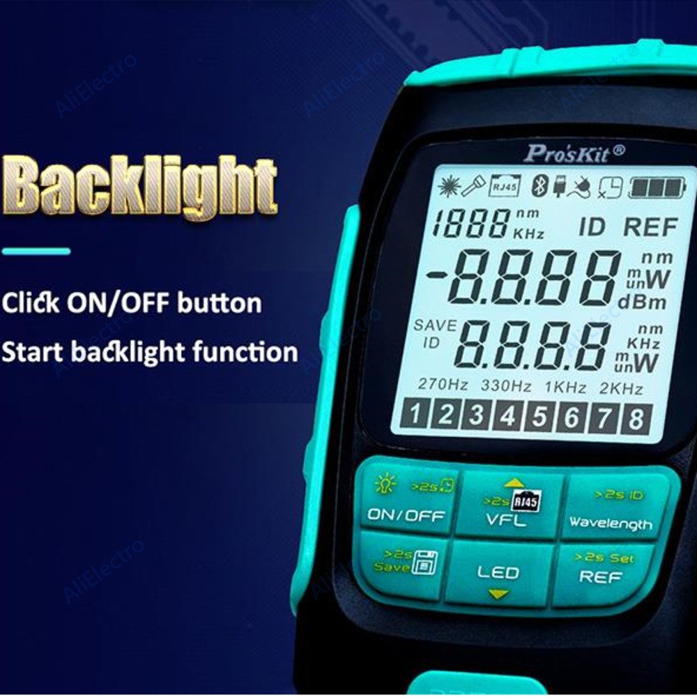 MT-7615 4 in 1 Fiber Optical Power Meter Multifunctional Optical Pen Tester Disconnected LAN Cable Failure Tester