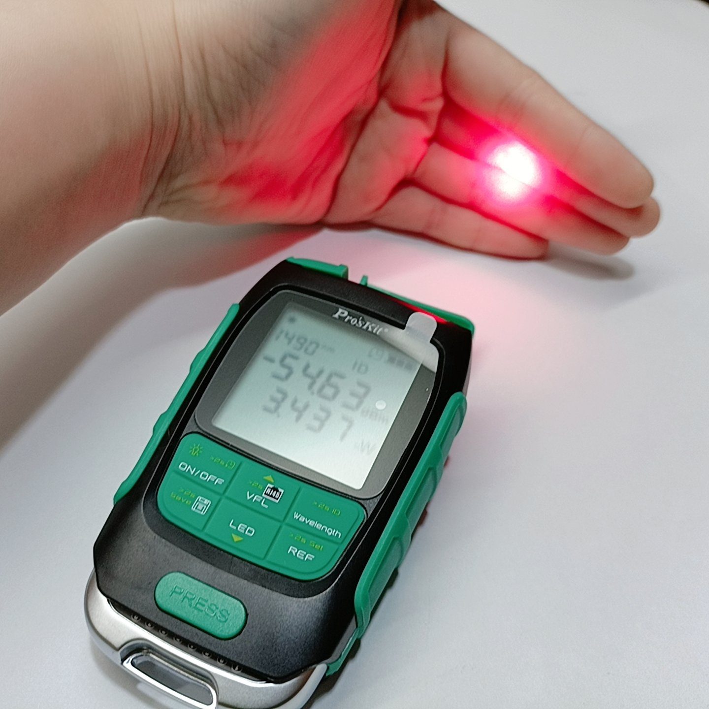 MT-7615 4 in 1 Fiber Optical Power Meter Multifunctional Optical Pen Tester Disconnected LAN Cable Failure Tester