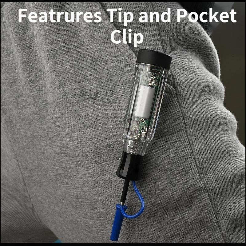 Automotive Cord Free Circuit Tester 3-30V DC Voltage Snap on Light Test Pen LED Cordless Diagnostic Tool Car Truck Motorcycle