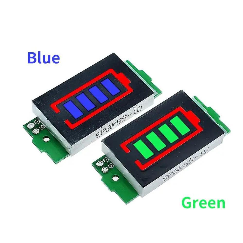 1S - 4S-8S Single 3.7V Lithium Battery Capacity Indicator Module 4.2V Blue Display Electric Vehicle Battery Power Tester Li-ion