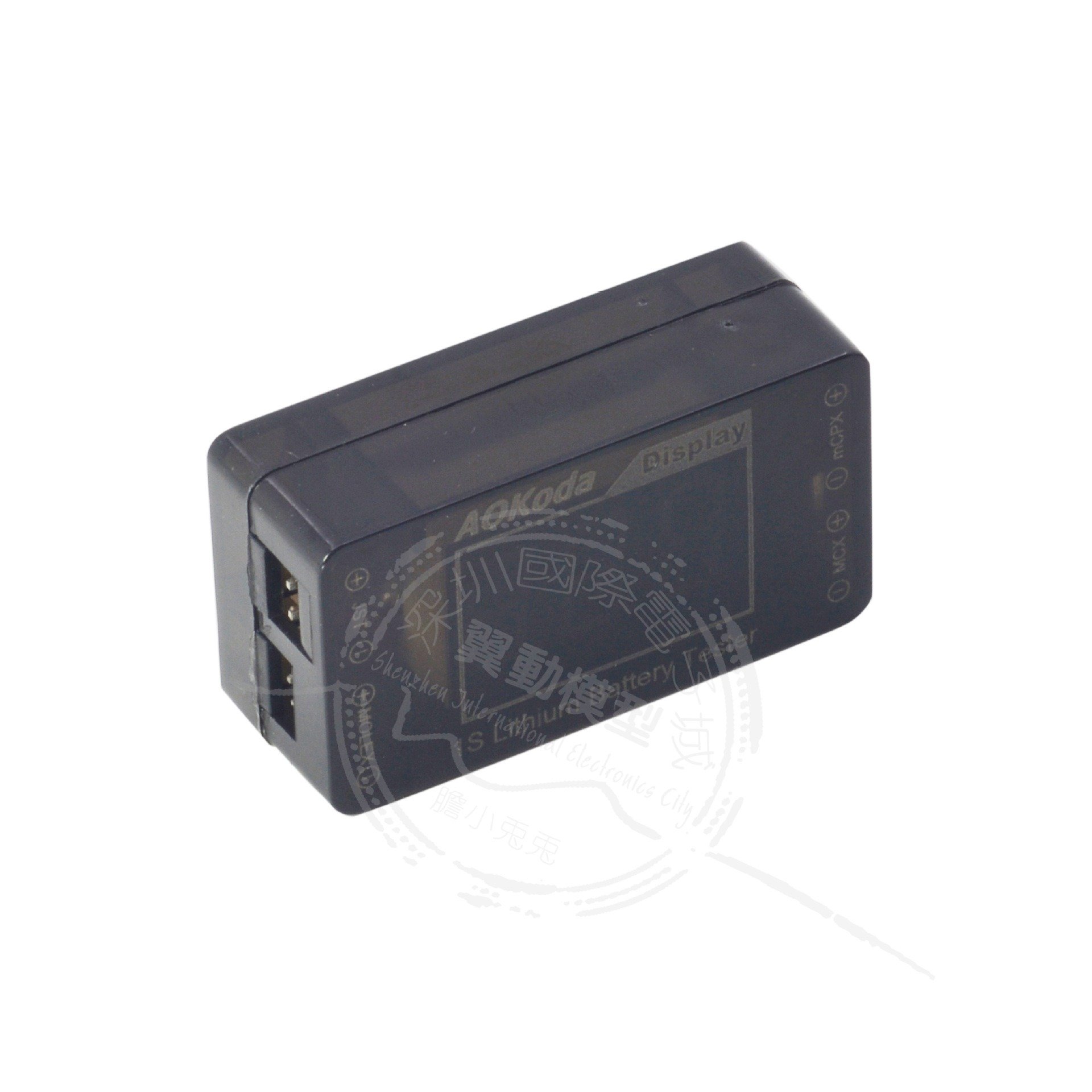 AOKoda 041 High Quality Digital Battery Capacity Checker Controller Tester 1-7S with DC & AC Ports for Testing Battery Voltage