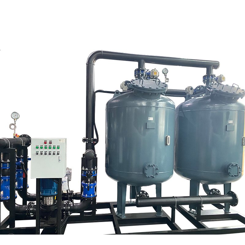 2024 new arrival horizontal sand filter multi media filter water treatment