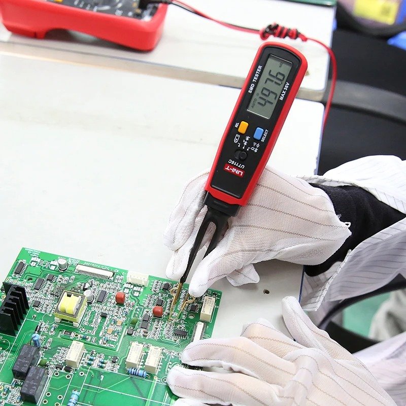 UNI-T UT116A UT116C SMD Tester 36V Voltage Battery Measurement Rotatable Tweezer LED Diode Multimeter Resistor Capacitor Tester