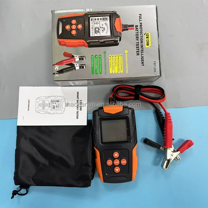 Automotive Battery Tester Digital Lead Acid Tester Battery Portable smart 12V 24Voltage Battery Analyzer