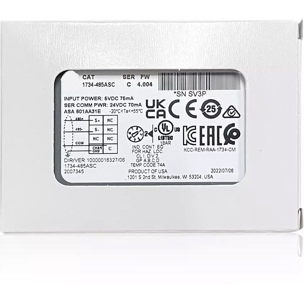 New 1734-485ASC Interface Module with POINT I/O ASCII Input for PLC PAC & Dedicated Controllers
