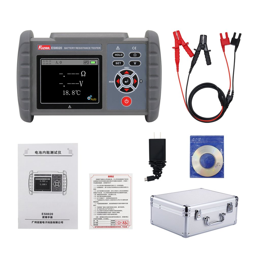 Updated Version ES8020 Universal rechargeable battery internal resistance tester for Lead storage lithium battery measurement