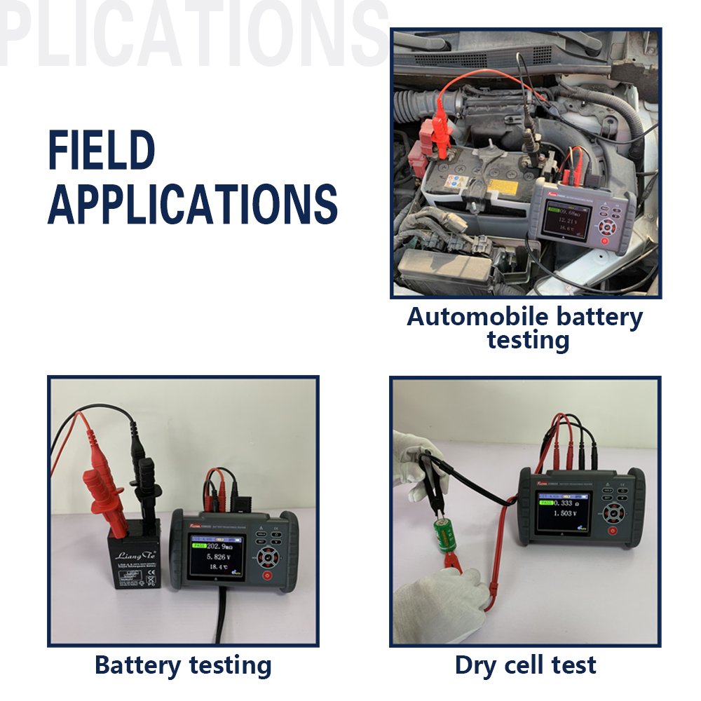 Updated Version ES8020 Universal rechargeable battery internal resistance tester for Lead storage lithium battery measurement