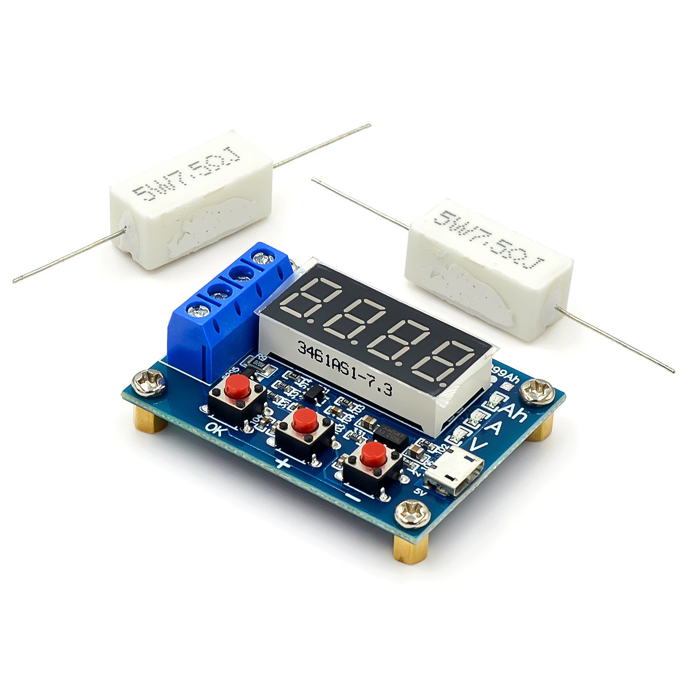 ZB2L3 Li-ion Lithium Lead-acid Battery Capacity Meter Discharge Tester Analyzer