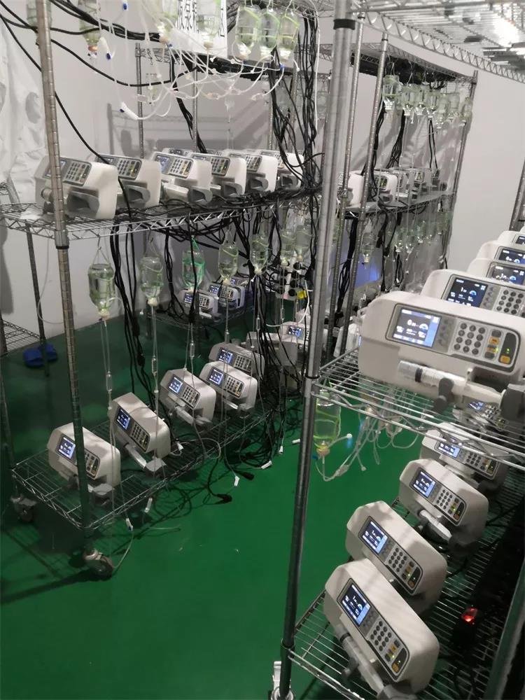 Infusion pump with serum heater IV Solution Warmer drenching infusion solution equipment