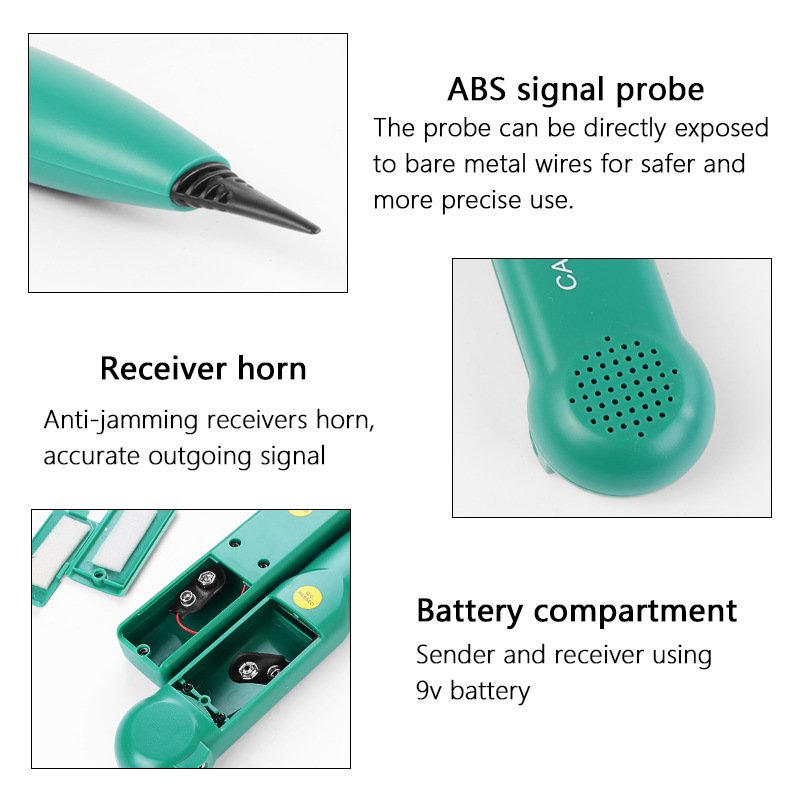 MS6812 Cable Tracker Tester Network Cable Testing Line Checker Line Patrol Instrument Line Finder Without Batteries