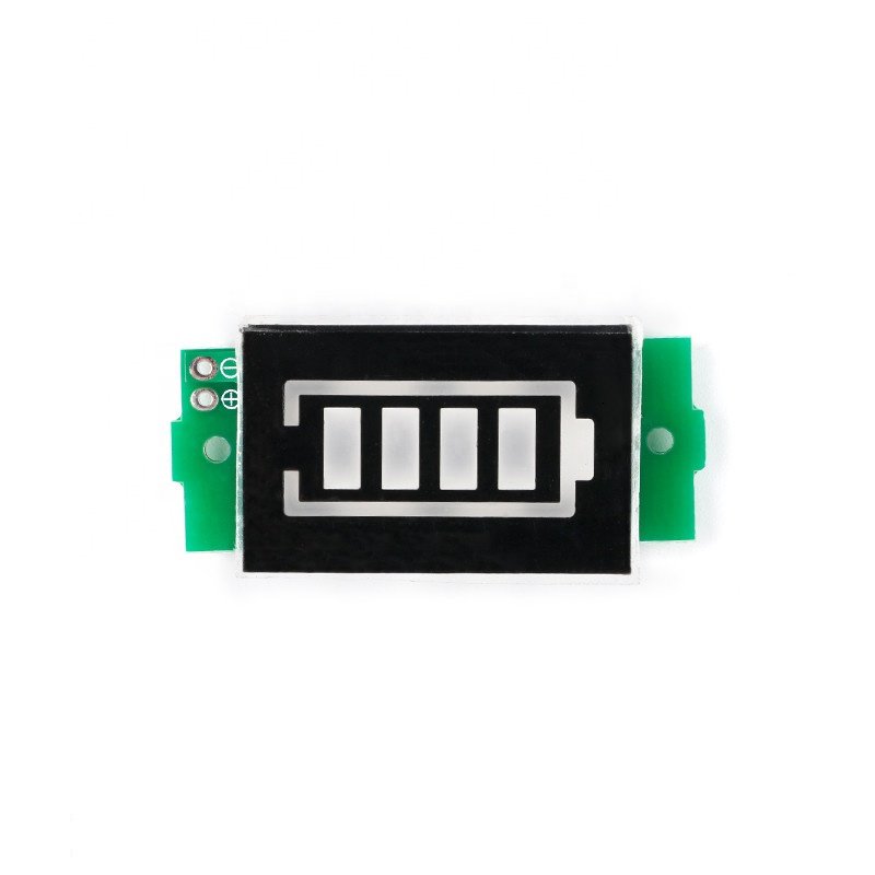 Li-ion Capacity Tester Vehicle Tester Three Strings LED Blue Green Display Indicator Board 1-8S Lithium Battery Display Module